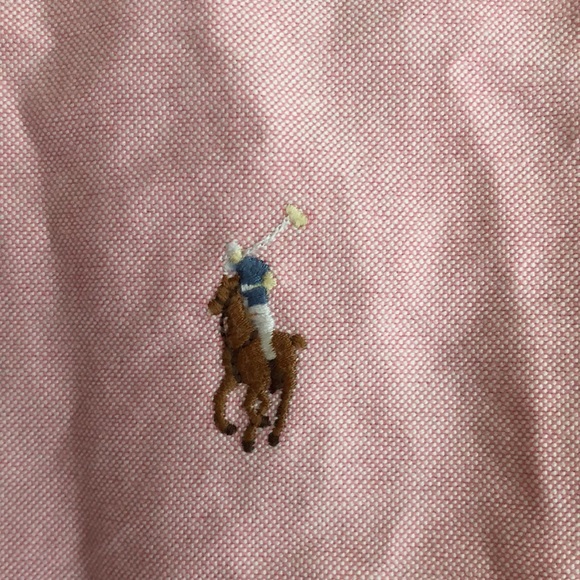 Ralph Lauren Blake cotton pink button down shirt M - Picture 3 of 6
